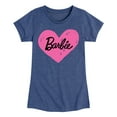 thumbnail image 1 of Barbie - Hand Painted Heart - Toddler And Youth Girls Raglan Graphic T-Shirt, 1 of 4