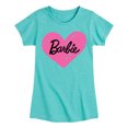 thumbnail image 1 of Barbie - Hand Painted Heart - Toddler And Youth Girls Raglan Graphic T-Shirt, 1 of 4