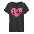 thumbnail image 1 of Barbie - Hand Painted Heart - Women's Short Sleeve Graphic T-Shirt, 1 of 4