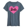 thumbnail image 1 of Barbie - Hand Painted Heart - Women's Short Sleeve Graphic T-Shirt, 1 of 4