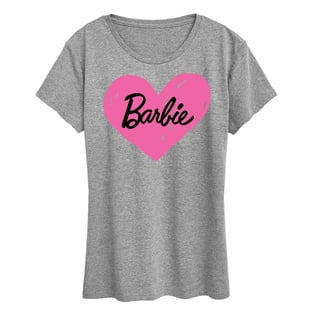 Barbie - Hand Painted Heart Short Sleeve Graphic T-Shirt