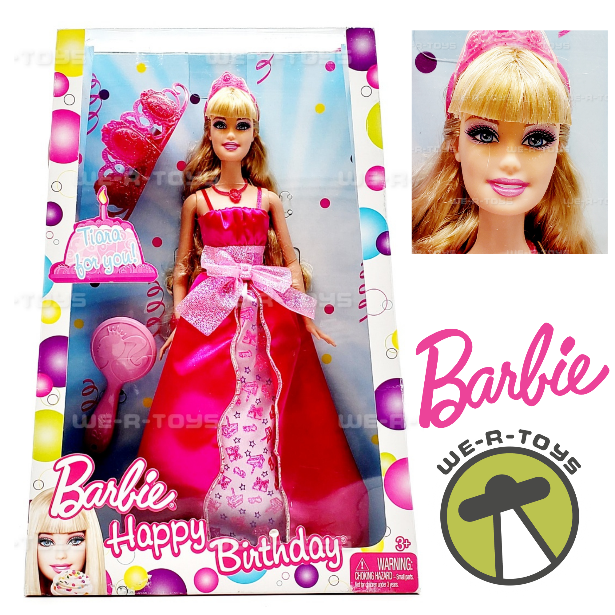 Barbie Happy Birthday Princess Doll with Tiara for You! 2009