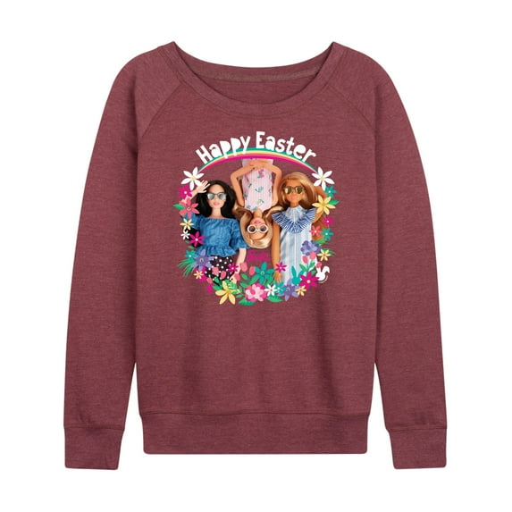 Barbie - Happy Easter - Women's Lightweight French Terry Long Sleeve Shirt