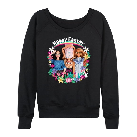 Barbie - Happy Easter - Women's Lightweight French Terry Long Sleeve Shirt