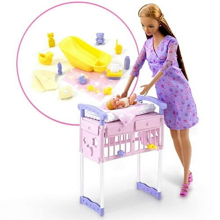 Barbie Happy Family Midge and Baby Doll Set Newborn Version Mom and Baby Doll (Not the Pregnant Version)