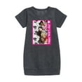 thumbnail image 1 of Barbie - Happy Heart Day - Toddler And Youth Girls Fleece Dress, 1 of 4