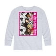 thumbnail image 1 of Barbie - Happy Heart Day - Toddler And Youth Long Sleeve Graphic T-Shirt, 1 of 5