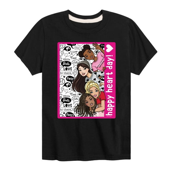 Barbie - Happy Heart Day - Toddler And Youth Short Sleeve Graphic T-Shirt