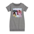 thumbnail image 1 of Barbie - Happy Spring - Brave, Bold, and Fearless - Toddler And Youth Girls Fleece Dress, 1 of 1