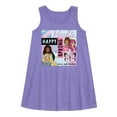 thumbnail image 1 of Barbie - Happy Spring - Brave, Bold, and Fearless - Toddler and Youth Girls A-line Dress, 1 of 3