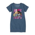 thumbnail image 1 of Barbie - Happy Valentine's Day - Toddler And Youth Girls Fleece Dress, 1 of 5