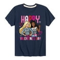 thumbnail image 1 of Barbie - Happy Valentine's Day - Toddler And Youth Short Sleeve Graphic T-Shirt, 1 of 5