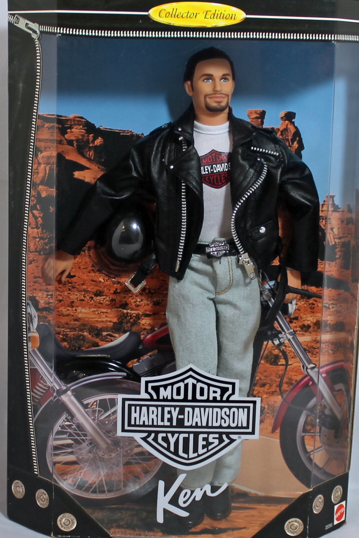 Mattel Barbie Harley Davidson Motorcycle Ken Doll, 1998 Collector