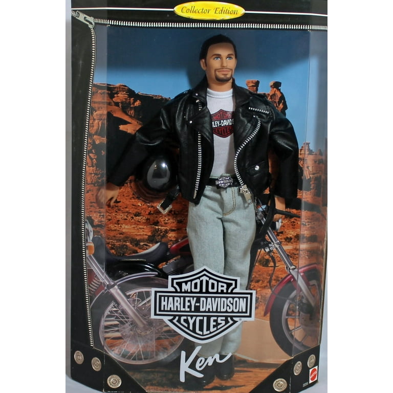 Mattel Barbie Harley Davidson Motorcycle Ken Doll, 1998 Collector
