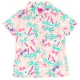 thumbnail image 1 of Barbie Hawaiian Button Down Dress Shirt Toddler to Big Kid, 1 of 5