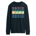 thumbnail image 1 of Barbie - He Ken Can Do It All Stacked - Men's Long Sleeve T-Shirt, 1 of 4