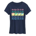 thumbnail image 1 of Barbie - He Ken Can Do It All Stacked - Women's Short Sleeve Graphic T-Shirt, 1 of 4