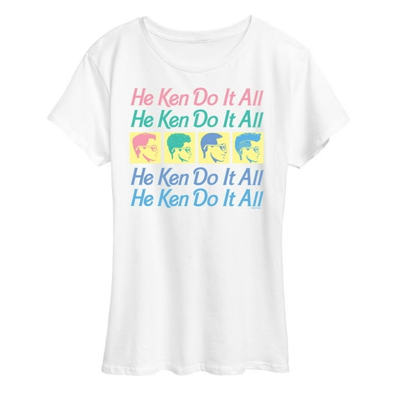 Barbie - He Ken Can Do It All Stacked - Women's Short Sleeve Graphic T-Shirt
