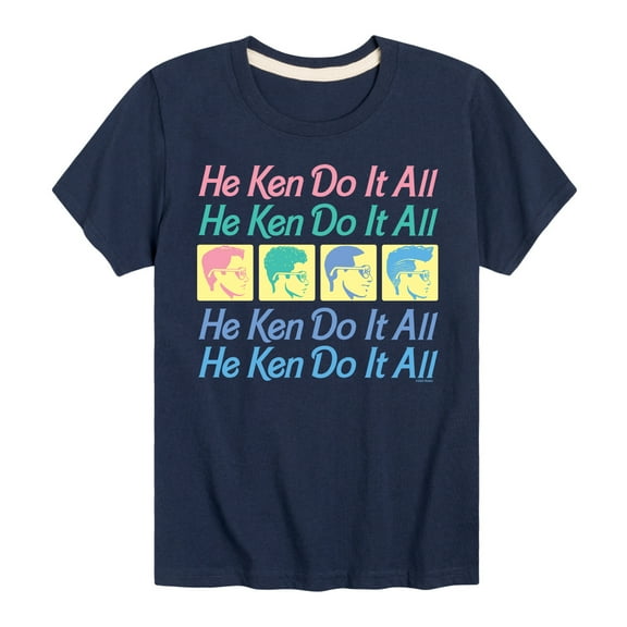 Barbie - He Ken Can Do It All - Toddler & Youth Short Sleeve Graphic T-Shirt