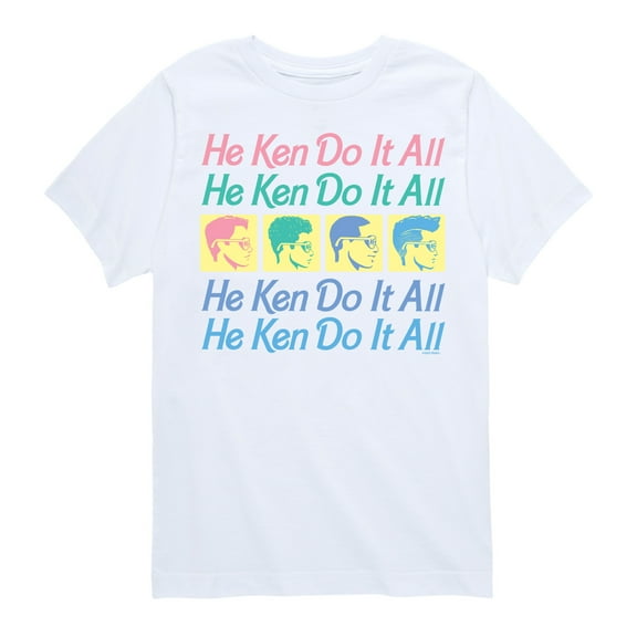 Barbie - He Ken Can Do It All - Toddler & Youth Short Sleeve Graphic T-Shirt