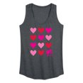 thumbnail image 1 of Barbie -  Heart Grid - Women's Racerback Tank Top, 1 of 5