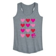 thumbnail image 1 of Barbie -  Heart Grid - Women's Racerback Tank Top, 1 of 5