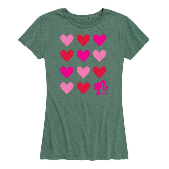 Barbie - Heart Grid - Women's Short Sleeve Graphic T-Shirt