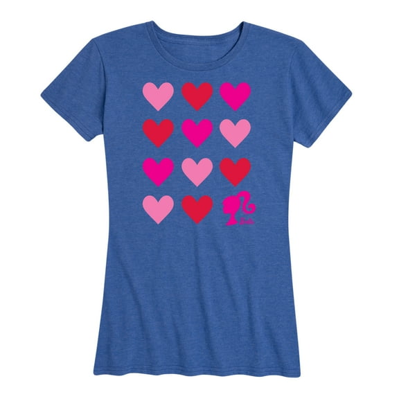 Barbie -  Heart Grid - Women's Short Sleeve Graphic T-Shirt