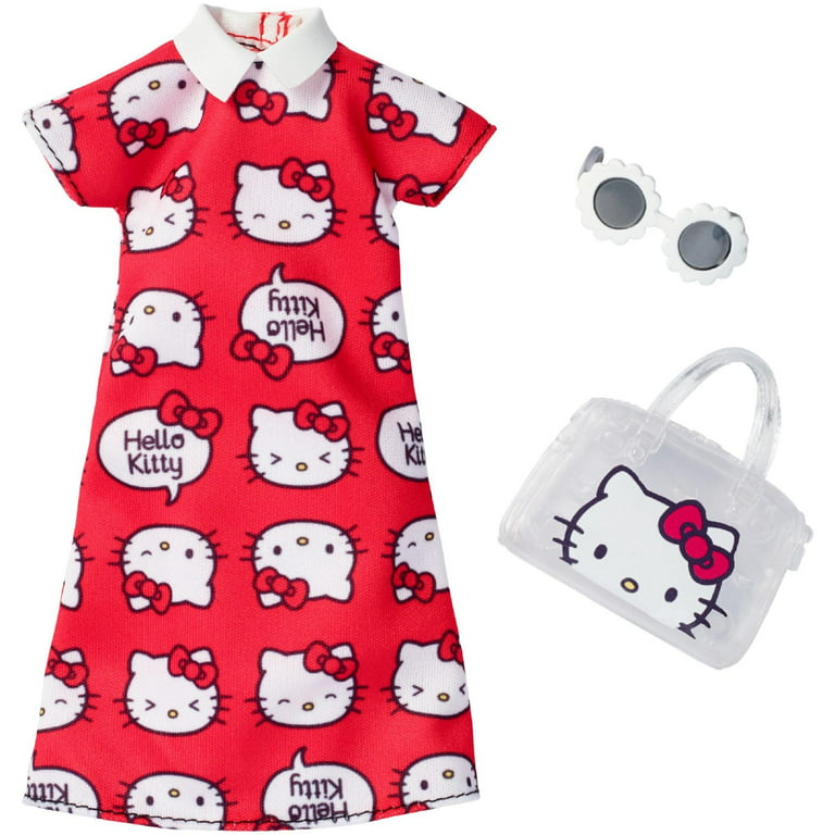 Barbie Hello Kitty Red Dress Fashion Pack with Accessories