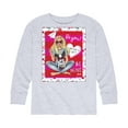 thumbnail image 1 of Barbie - Hello Lovely Barbie - Toddler And Youth Long Sleeve Graphic T-Shirt, 1 of 5