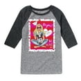thumbnail image 1 of Barbie - Hello Lovely Barbie - Toddler And Youth Raglan Graphic T-Shirt, 1 of 5