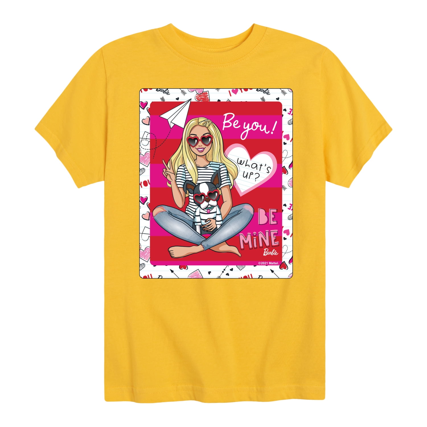 6 Month To 6 Year Babies Barbie Be You Print High Quality T-shirt Set main image 1