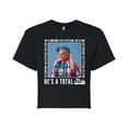 thumbnail image 1 of Barbie - Hes A Total Ken - Juniors Cropped Graphic T-Shirt, 1 of 4