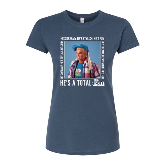 Barbie - Hes A Total Ken - Juniors Fitted Graphic T-Shirt