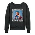 thumbnail image 1 of Barbie - Hes A Total Ken - Women's French Terry Long Sleeve Shirt, 1 of 4
