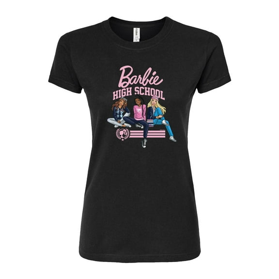 Barbie - High School Dolls - Juniors Fitted Graphic T-Shirt