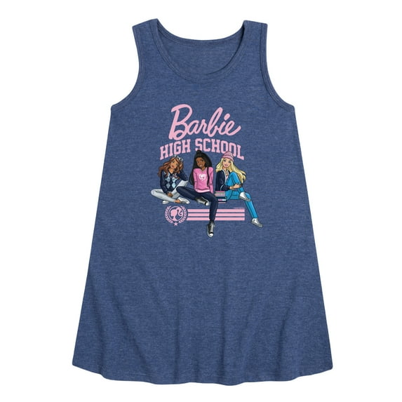 Barbie - High School Dolls - Toddler & Youth Girls A-line Dress