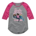 thumbnail image 1 of Barbie - High School Dolls - Toddler & Youth Girls Raglan Graphic T-Shirt, 1 of 5