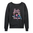 thumbnail image 1 of Barbie - High School Dolls - Women's Lightweight French Terry Long Sleeve Shirt, 1 of 5
