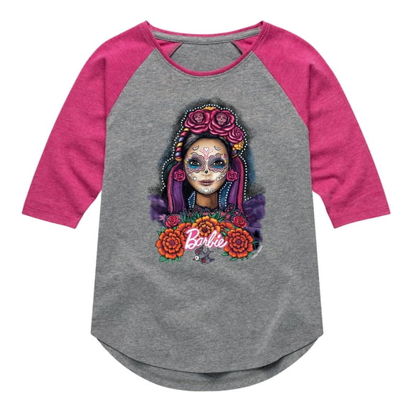 Barbie - Hispanic Heritage Month - Toddler And Youth Girls Raglan Graphic T-Shirt