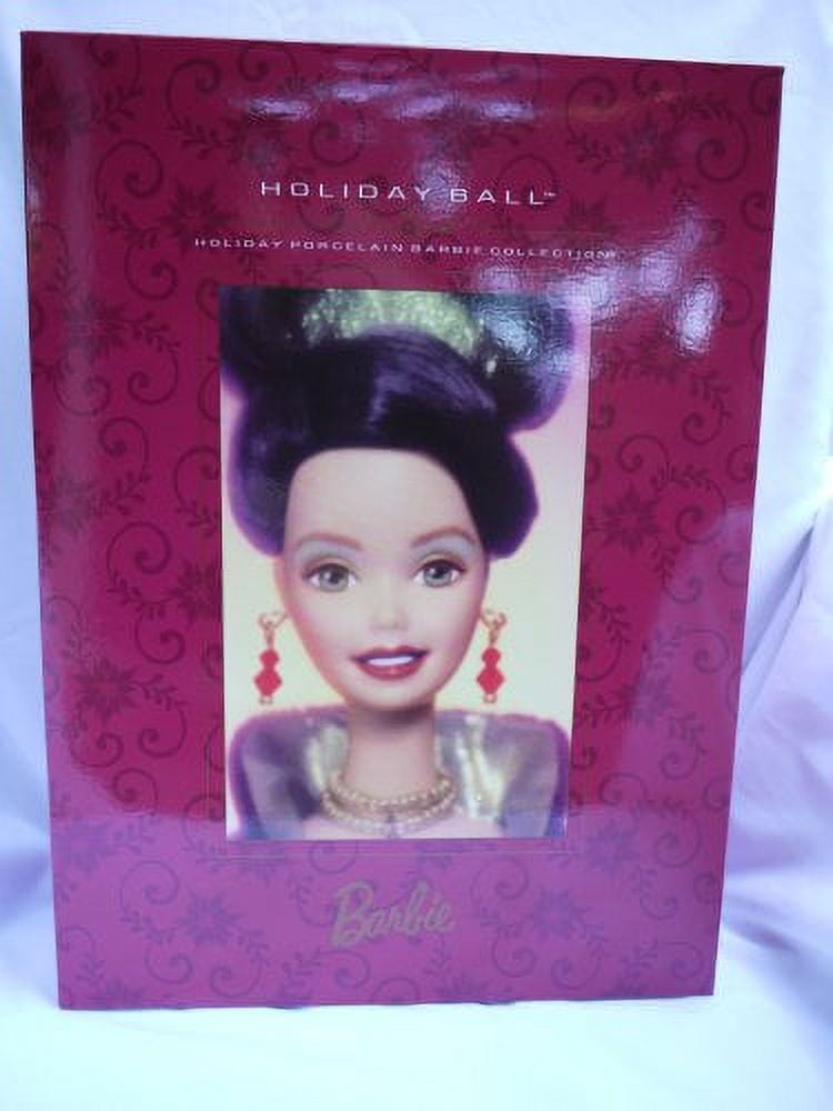 Barbie Holiday Ball Porcelain Doll 1997 Mattel 18326