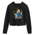 thumbnail image 1 of Barbie - Holiday Friends Women's Cropped Graphic Hoodie, 1 of 5