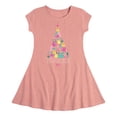 thumbnail image 1 of Barbie - Holidays & Christmas - Fa La La La La - Toddler & Youth Girls Fit & Flare Dress, 1 of 1