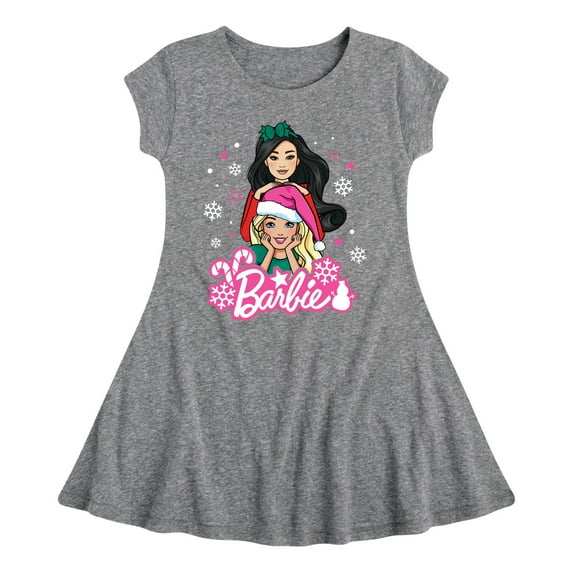 Barbie - Holidays & Christmas - Friends Celebration - Toddler & Youth Girls Fit & Flare Dress