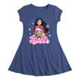 thumbnail image 1 of Barbie - Holidays & Christmas - Friends Celebration - Toddler & Youth Girls Fit & Flare Dress, 1 of 4