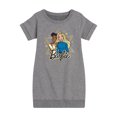 thumbnail image 1 of Barbie - Holiday Friends Toddler & Youth Girls Fleece Dress, 1 of 5