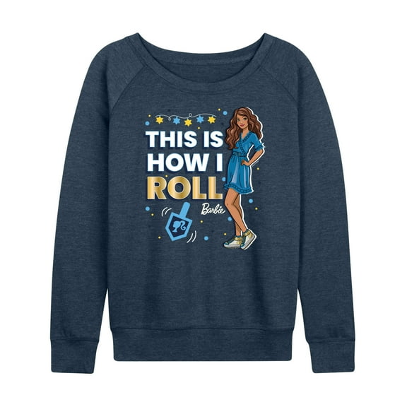Barbie - Holidays & Christmas - Hanukkah This Is How I Roll  - Women's Lightweight French Terry Long Sleeve Shirt
