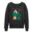thumbnail image 1 of Barbie - Happy Holiday's Frame - Women's Lightweight French Terry Long Sleeve Shirt, 1 of 5