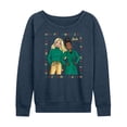 thumbnail image 1 of Barbie - Happy Holiday's Frame - Women's Lightweight French Terry Long Sleeve Shirt, 1 of 5