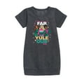 thumbnail image 1 of Barbie - Holidays & Christmas - It's Fab YULE Ous - Toddler & Youth Girls Fleece Dress, 1 of 4
